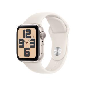Watch Se Gps 40mm Starlight Aluminium Case With Starlight Sport Band - M/l