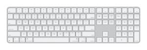 Magic Keyboard With Touch Id And Numeric Keypad For Apple Silicon - White - Qwerty Us