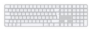 Magic Keyboard With Touch Id And Numeric Keypad For Apple Silicon - White - Qwertzu Swiss