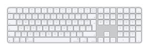 Magic Keyboard With Touch Id And Numeric Keypad For Apple Silicon - White - Qwerty Us Int'l