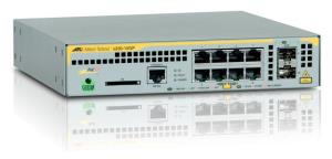 L2+ managed switch 8 x 10/100/1000Mbps POE+ ports 2 x SFP uplink slots 1 Fixed AC power supply      