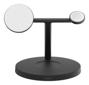 Wireless Charging Stand - Boost Charge Pro - 3-in-1 With Qi2 15w - Black