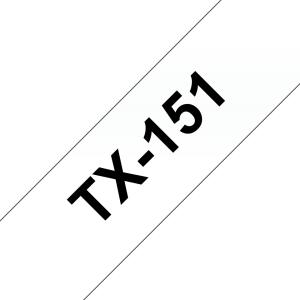 Tape 24mm Lami Black On Clear (tx151)                                                               