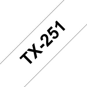 Tape 24mm Lami Black On White (tx251)                                                               