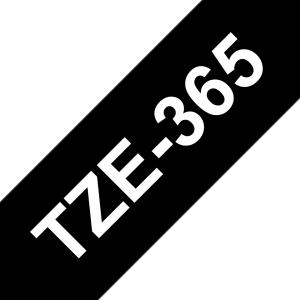 Tape 36mm Lami White On Black (tze-365)                                                             