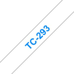 Tape 9mm Lami Blue On White (tc293)                                                                 