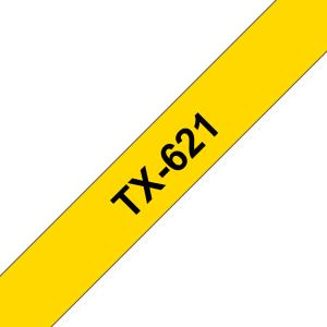Tape 9mm Lami Black On Yellow (tx621)                                                               