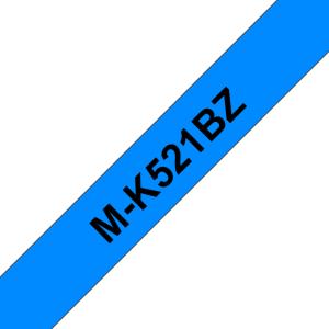 M-tape 9mm Plastic Black On Blue (m-k521)                                                           
