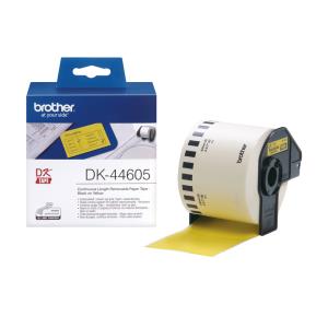 62mm Yellow Removable Paper Tape (dk44605)                                                          