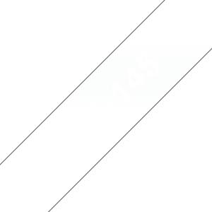 Tape 18mm Lami White On Clear (tze-145)                                                             