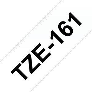 Tape 36mm Lami Black On Clear (tze-161)                                                             