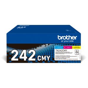 Toner Cartridge - Tn242cmy Multi Pack - 3 X 1400 Pages - Cyan Magenta Yellow