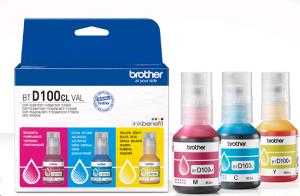 Ink Bottle - Btd100clval Value Pack - 5000 Pages - Cyan / Magenta / Yellow