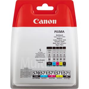 Ink Cartridge - Pgi-570/cli-571 Pgbk/c/m/y/bk Blister Without Security / Multi