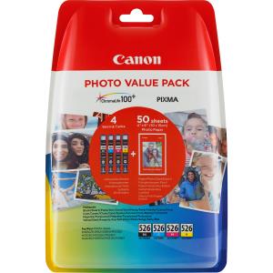 Ink Cartridge - Cli-526 C/m/y/bk Photo Value Bl