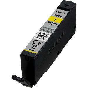 Ink Cli-581xl Yellow Bl Sec Blistered With Security