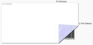 Shipping Labels Opaque Blue 54x101mm 220 Labels/roll                                                