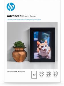 Advanced Glossy Photo Paper 250g/m 10x15cm Borderless 25-sheet                                     