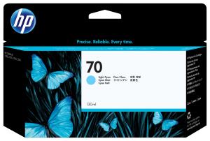 Ink Cartridge - No 70 - 130ml - Light Cyan With Vivera Ink