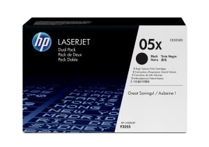 Toner Cartridge - No 05X - 6.5k Pages - Black - 2 Pack