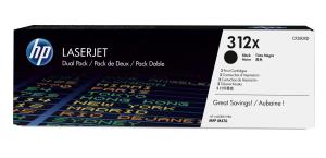 Toner Cartridge 312X Black Dual Pack (CF380XD)                                                      