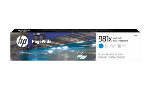 Ink Cartridge - No 981X - High Yield Original PageWide - 10k Pages - Cyan