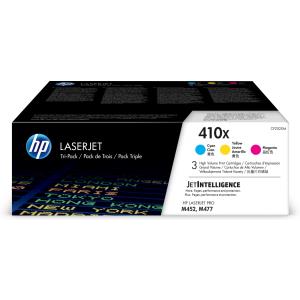 Toner Cartridge - No 410X - CMY - Triple Pack