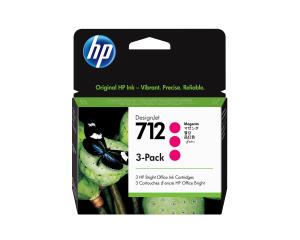 Ink Cartridge - No 712 - 29ml - Magenta - 3 Pack