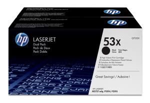 Toner Cartridge - No 53X - High Yield - Black - 2 Pack