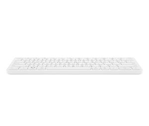 Compact Multi-Device Bluetooth Keyboard 350 - White - Azerty Belgian