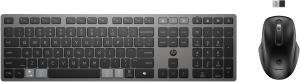 Multi-Device Rechargeable Wireless Keyboard and Mouse Combo 725 - Qwerty UK