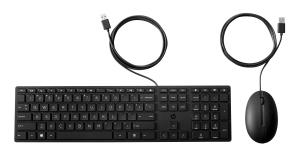 Wired Desktop 320MK Keyboard and Mouse - Qwerty UK