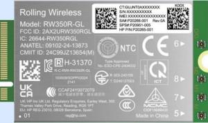 4G LTE-Advanced Pro Cat19 WWAN