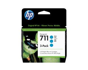 Ink Cartridge - No 711 - 29ml - Cyan - 3 Pack