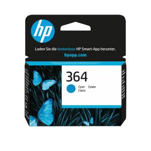 Ink Cartridge - No 364 - 300 Pages - Cyan With Vivera Ink - Blister