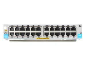 HP 24-port 10/100/1000BASE-T PoE+ MACsec v3 zl2 Module                                              