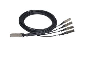 HPE X240 40G QSFP+ to 4x10G SFP+ 5m Direct Attach Copper Splitter Cable (JG331A)