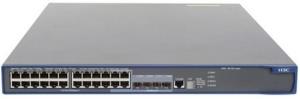 Switch 5500-24G-PoE+ EI with 2 Interface Slots, 24 RJ-45 autosensing 10/100/1000 PoE+ ports