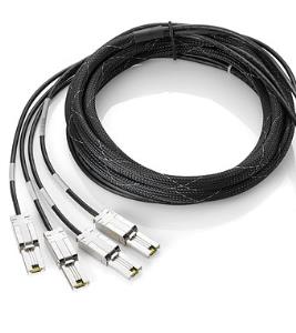 HP External 0.5m (1ft) Mini-SAS HD 4x to Mini-SAS HD 4x Cable                                       