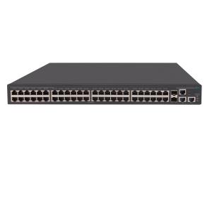 FlexNetwork 5130 48G POE+ 2SFP+ 2XGT (370W) EI Switch, (48) RJ-45 autosensing 10/100/1000 ports