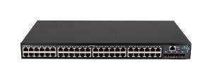 FlexNetwork 5140 48G 4SFP+ EI Switch, (48) RJ-45 autosensing 10/100/1000 ports, (4) SFP+ fixed 1000/10000 SFP+ ports