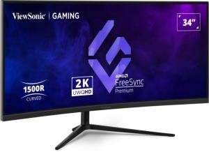 Gaming Monitor -VX3418C-2K - 34in - 3440 x 1440 UWQHD @ 180 Hz - VA - 250 cd/m3