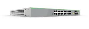 24 X 10/100t Poe+ Ports And 4 X 100/1000x Sfp (2 For Stacking) - Fixed Dual Ac Power Supply