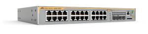 24-port 10/100/1000T ports and 2 x 100/1000X SFP ports L3 switch - 1 Fixed AC power supply - EU Powe