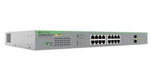 Gigabit webSmart switch 16x 10/100/1000-T PoE+ 2x SFP Ports and single fixed PSU EU Power Code