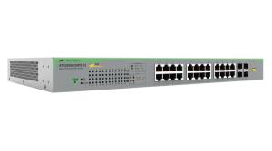 Gigabit webSmart switch - 24x 10/100/1000-T PoE+ 4x SFP Ports and single fixed PSU - EU Power Code