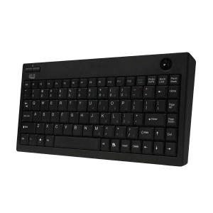 2.4GHz Rf Mini Wireless Optica Ltrackball Black 12 Channels Qwerty Us