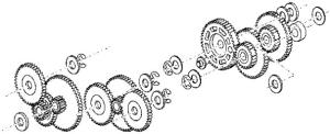 Kit Drive Gears For Ttp21x0