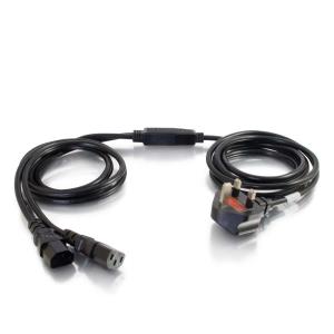 Cable Bs 1363 To 2x C13 Y-cable 3m                                                                  