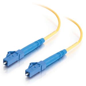 Fibre Optic Cable Lc-lc 9/125 Os1 Duplex Singlemode Pvc (lszh) Yellow 30m                           